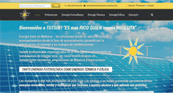 Desktop Screenshot of energiasolarmallorca-totsol.com